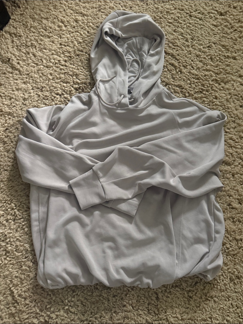 Athleta light beige Hooded Pullover Sweatshirt